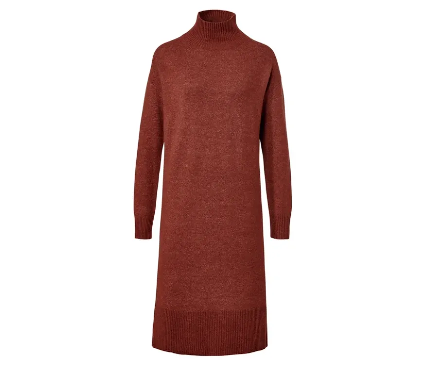 Strickkleid mit Wollanteil