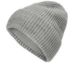 Strickmütze, grau meliert