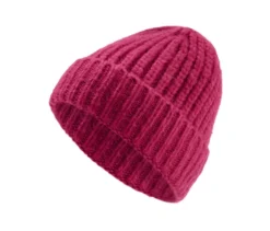 Strickmütze, himbeere
