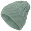 Strickmütze mit Zopfmuster