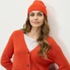 Strickmütze, orange