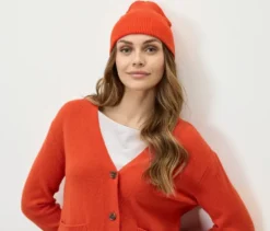 Strickmütze, orange