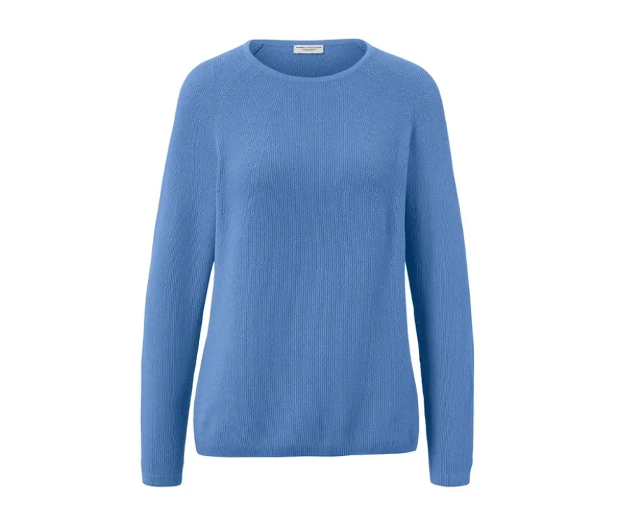 Strickpullover, blau