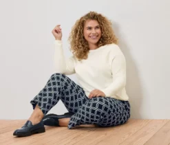 Strickpullover, creme