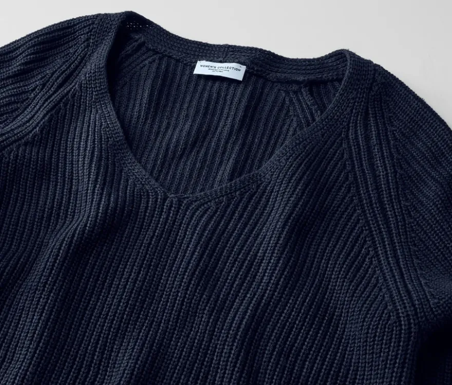 Strickpullover, dunkelblau