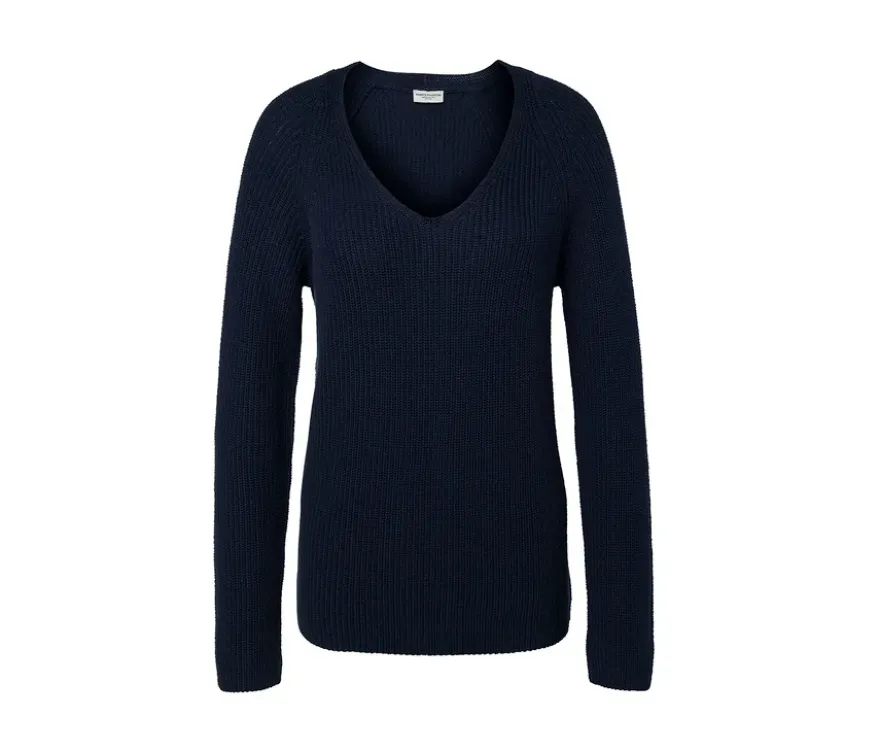 Strickpullover, dunkelblau
