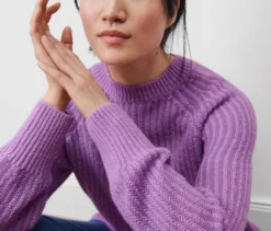 Strickpullover, flieder