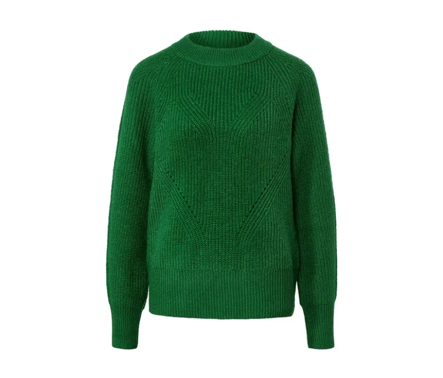 Strickpullover, grün