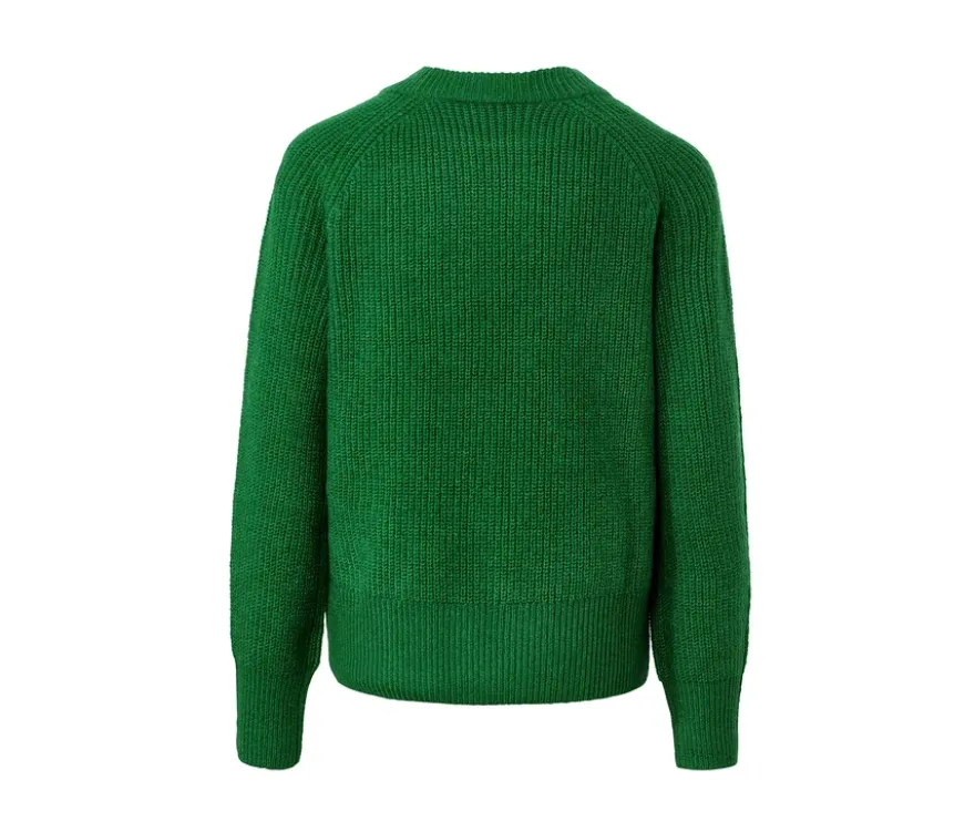 Strickpullover, grün