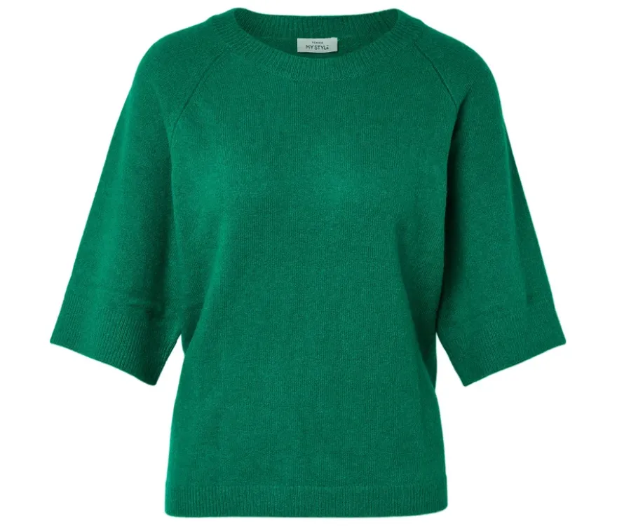 Strickpullover, grün