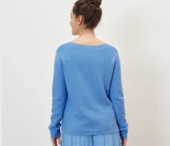 Strickpullover, hellblau