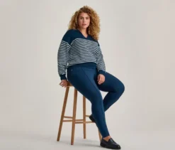 Strickpullover mit Kragen