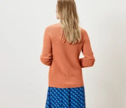 Strickpullover, peach