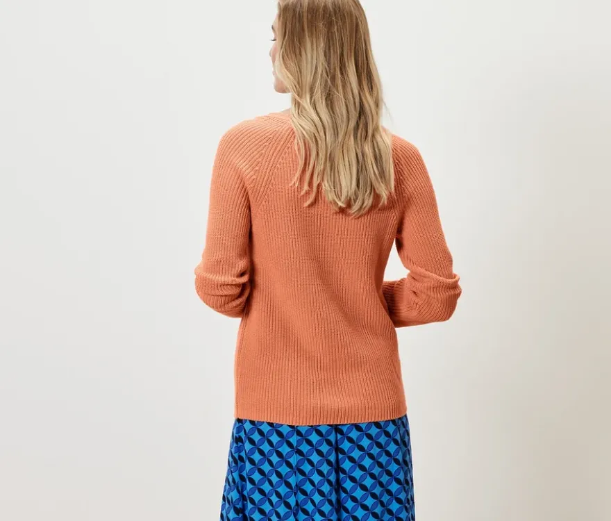Strickpullover, peach