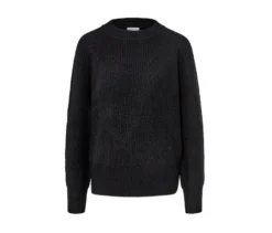 Strickpullover, schwarz