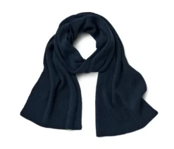 Strickschal, navyblau