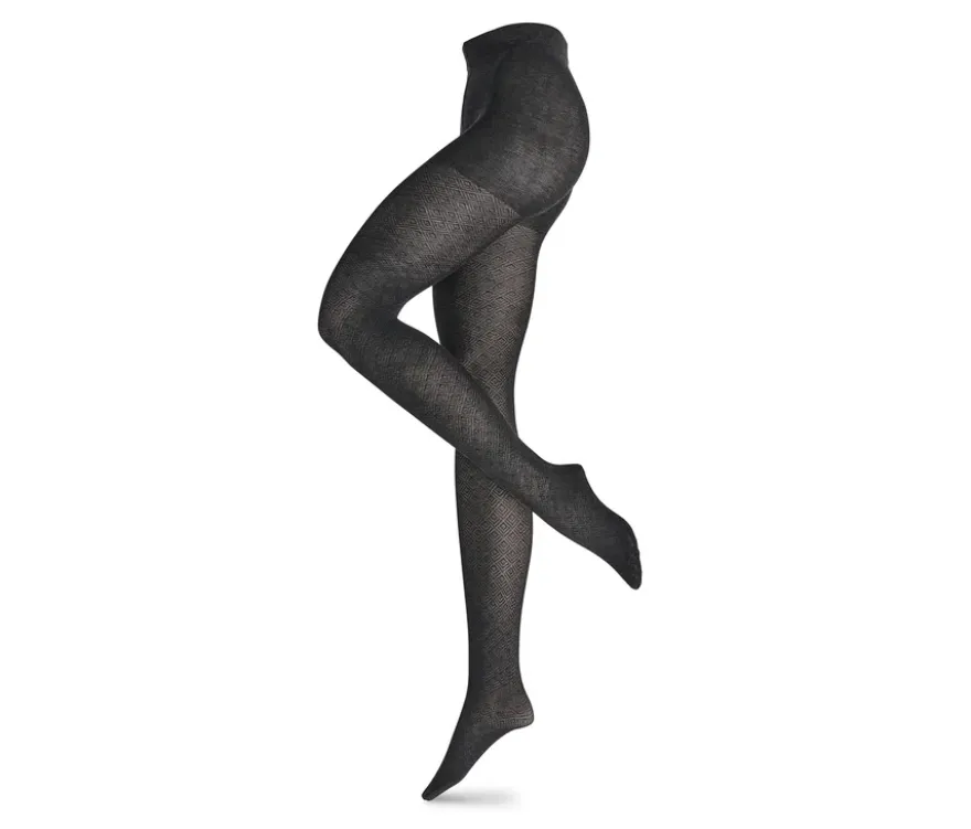 Strickstrumpfhose mit Struktur