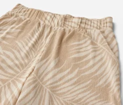 Strukturierte Palazzohose mit Alloverprint