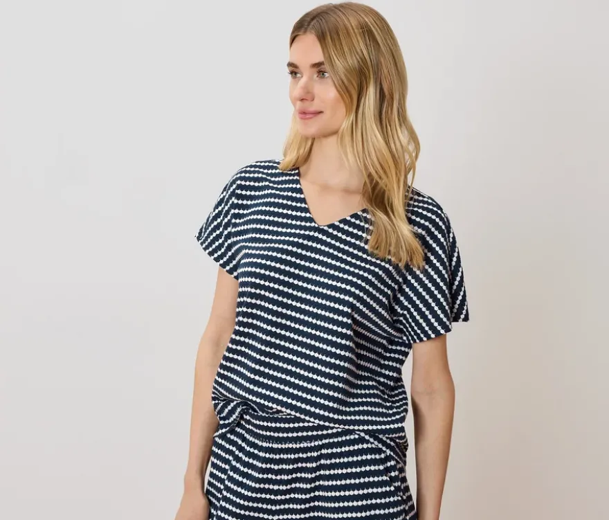 Strukturiertes Shirt