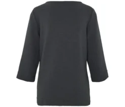 Strukturiertes Shirt, anthrazit