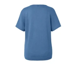 Strukturiertes Shirt, blau