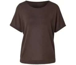 Strukturiertes Shirt, braun