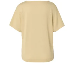 Strukturiertes Shirt, buttergelb