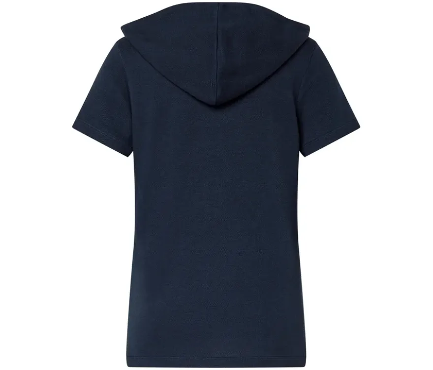 Strukturiertes Shirt, dunkelblau
