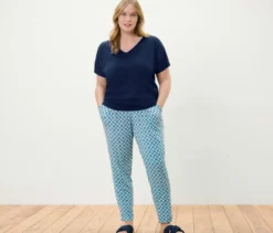Strukturiertes Shirt, dunkelblau