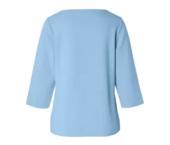 Strukturiertes Shirt, hellblau