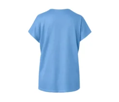 Strukturiertes Shirt, hellblau