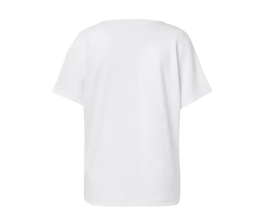 Strukturiertes Shirt, weiß