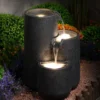 3-stufiger LED-Gartenbrunnen »Brahma«