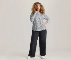 Super Wide Jeans ‒ Fit »Lexi«, black washed denim