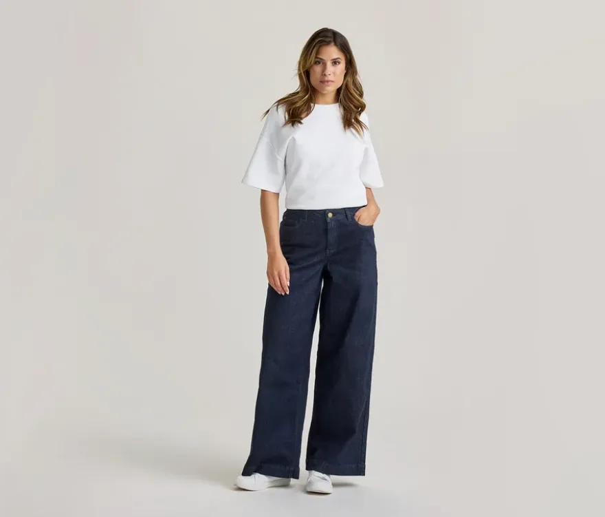 Super Wide Jeans ‒ Fit »Lexi«, dark blue denim