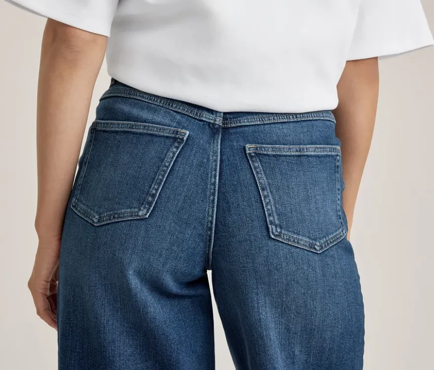 Super Wide Jeans ‒ Fit »Lexi«, mid blue denim