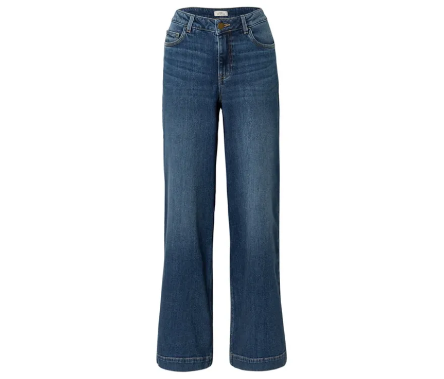 Super Wide Jeans ‒ Fit »Lexi«, mid blue denim