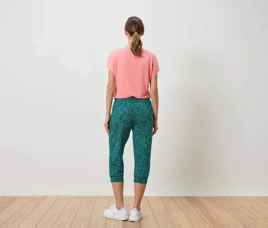 3/4-Sweathose, Alloverprint