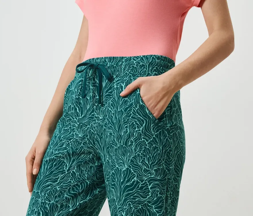 3/4-Sweathose, Alloverprint