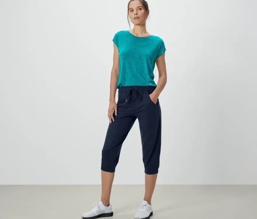 3/4-Sweathose, dunkelblau
