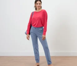 Sweathose, taubenblau