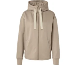 Sweatjacke, beige
