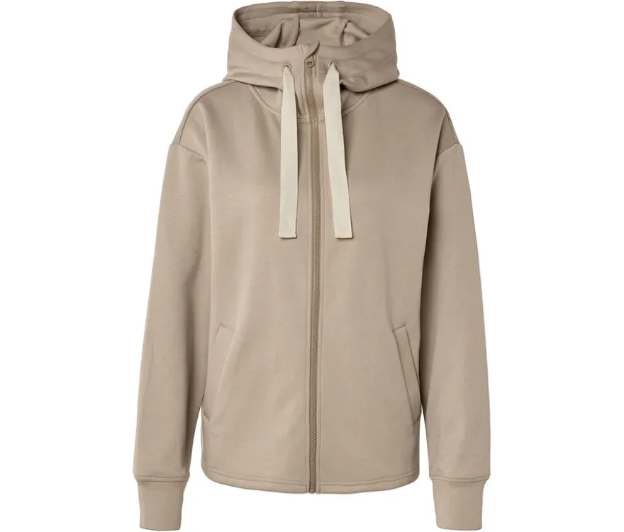 Sweatjacke, beige