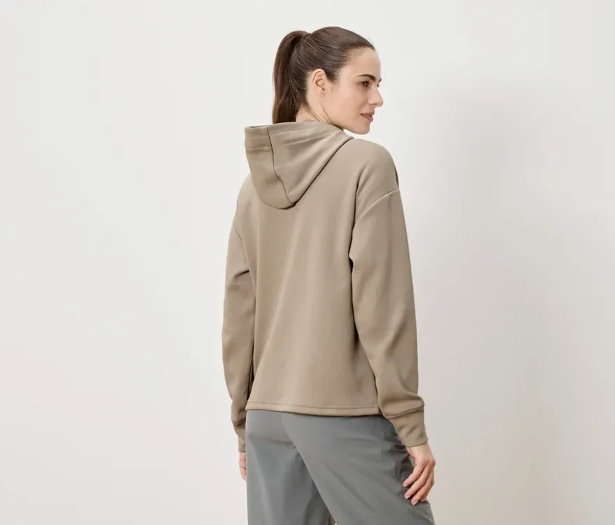 Sweatjacke, beige