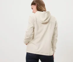 Sweatjacke, cremeweiß