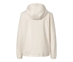 Sweatjacke, cremeweiß