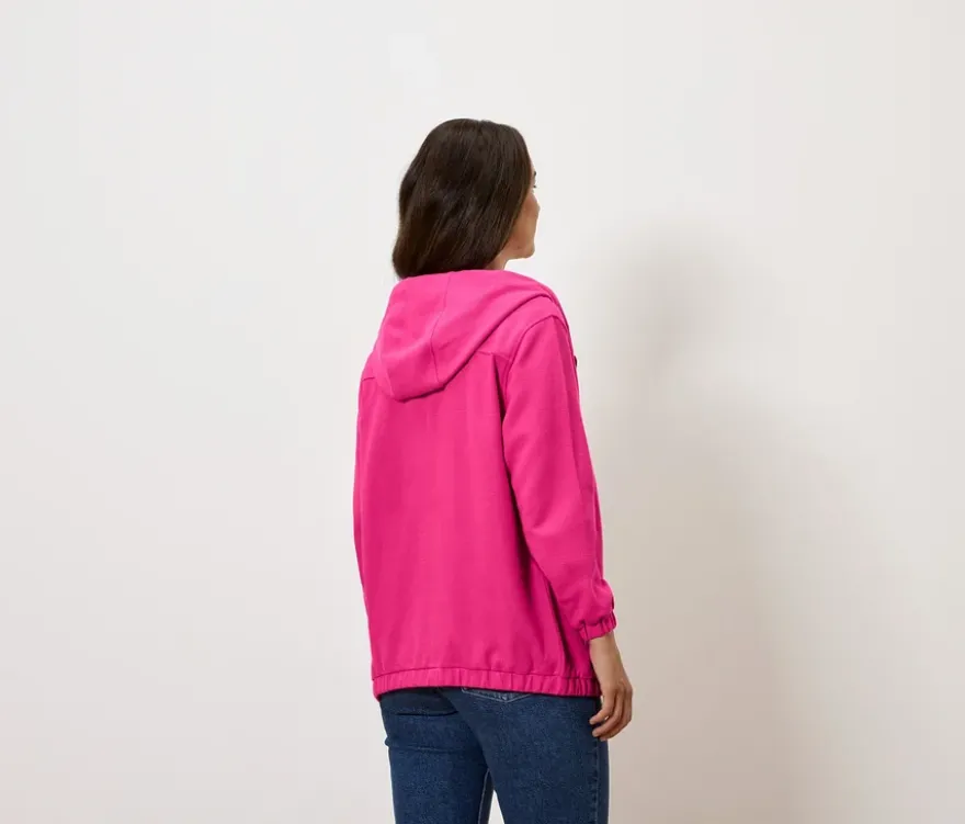 Sweatjacke, fuchsia