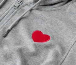 Sweatjacke, grau