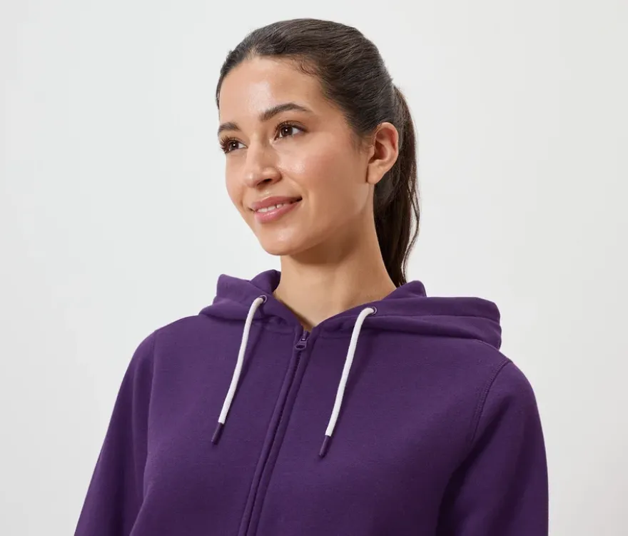 Sweatjacke, lila