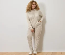 Sweatjacke, offwhite